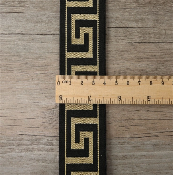 1cm Jacquard Elastic Webbing Underwear Shoulder Straps Clothing Accessories Can Be Printed Loog Elr7007