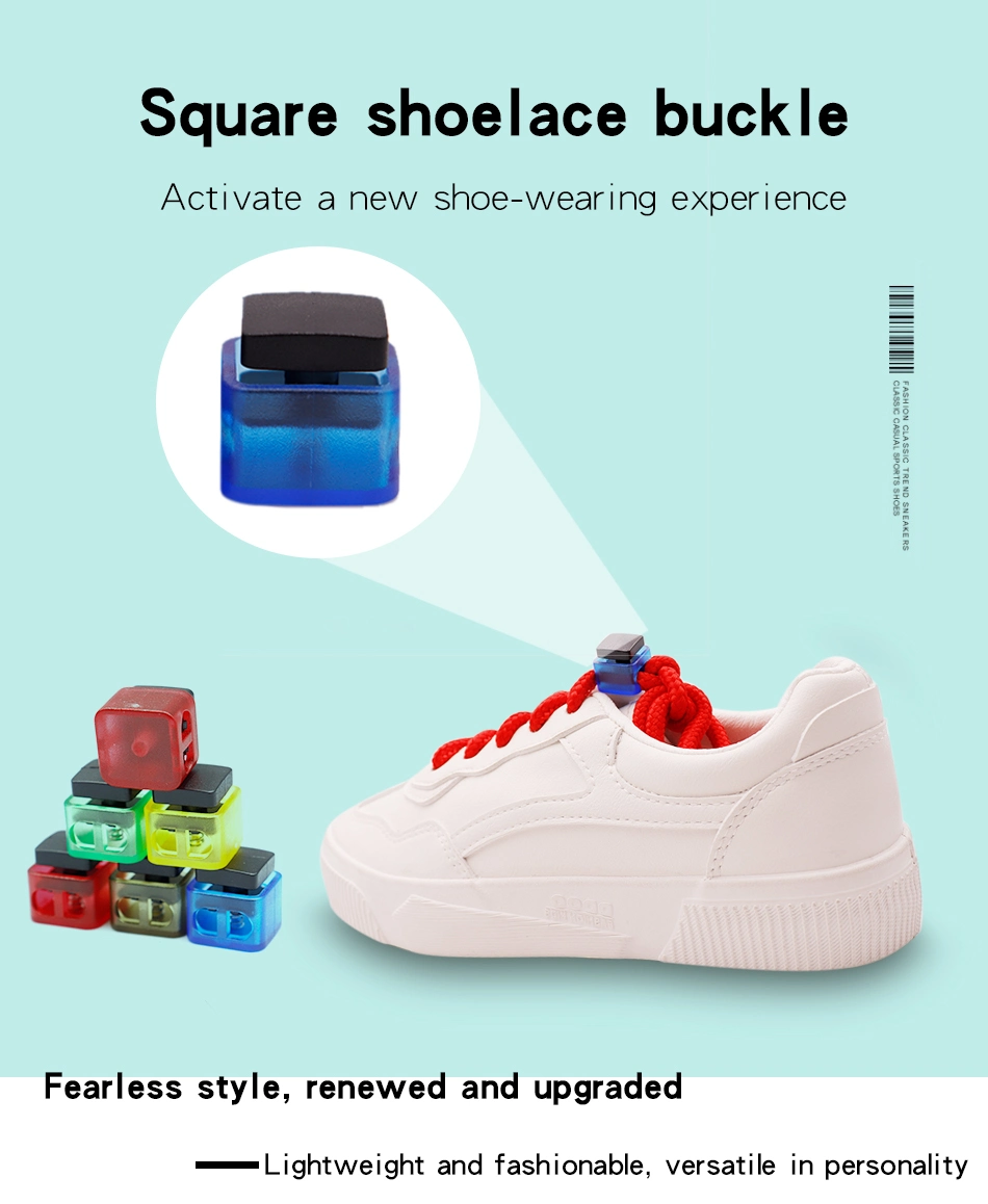 Weiou Factory Direct Shoe Accessories No Shoelace Low MOQ Plastic Buckle Customizable Shoe Accessories
